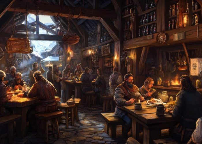 funcionamiento de las tabernas medievales